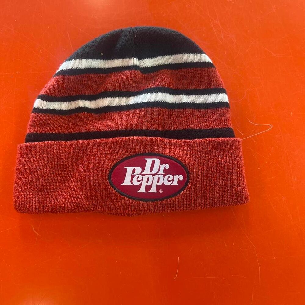 Unbranded Men's Red and Burgundy Hat